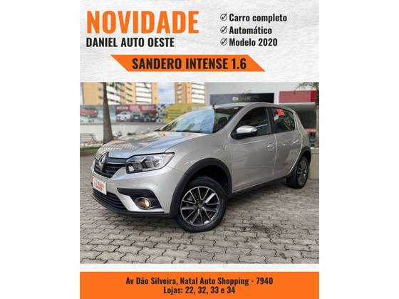RENAULT SANDERO 1.6 16V SCE FLEX INTENSE X-TRONIC RENAULT SANDERO 1.6 16V SCE FLEX INTENSE X-TRONIC